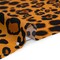 1 Yard Italian Tan Brown and Black Animal Spots Silk Charmeuse Fabric 53 inch Width